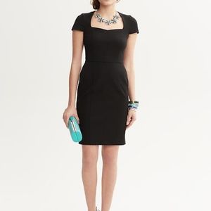 Banana Republic Sloan Dress 0p Black